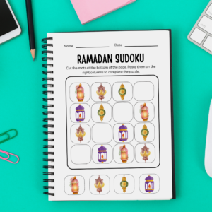 Welcome to our Ramadan Kindergarten Workbook! Our activity book is designed to help young learners discover and learn about the customs and traditions of Ramadan in a fun and engaging way. With a variety of age-appropriate activities, your child will enjoy exploring Ramadan and Islam while developing important literacy, writing, math, logic and reasoning, and science skills.